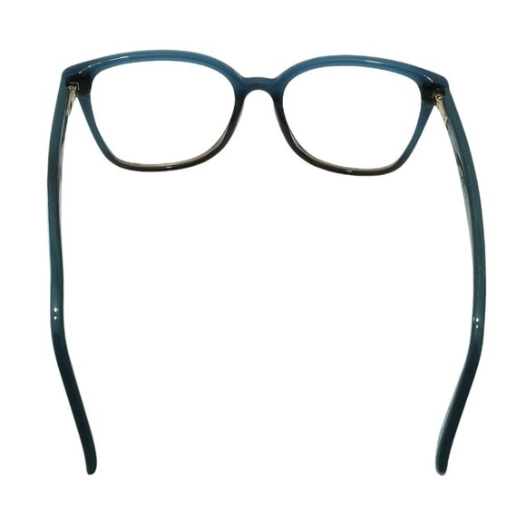 Salvatore Ferragamo Eyeglasses Italy SF2732 Aqua Brown Womens Square Frame Only - Picture 6 of 14